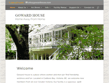 Tablet Screenshot of gowardhouse.com